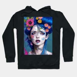 Beautiful Floral Snow White Hoodie